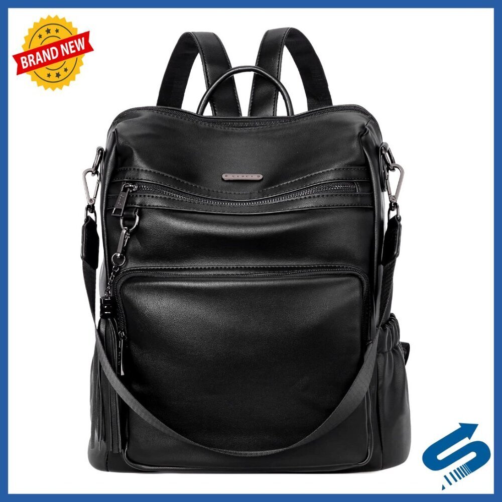 Leather Backpack Purse Convertible Large Travel Fashion Designer Work Bag
